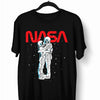 NASA Imagine Love Is In The Air Astronauts Floating in the Space T-Shirt - Kuzi Tees