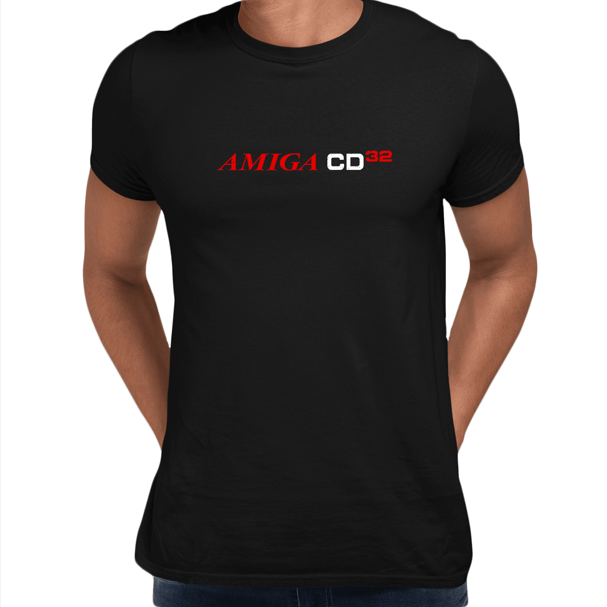 Amiga CD 32 Retro Game Console Arcade Unisex T-Shirts OLD SKOOL Fast Delivery - Kuzi Tees