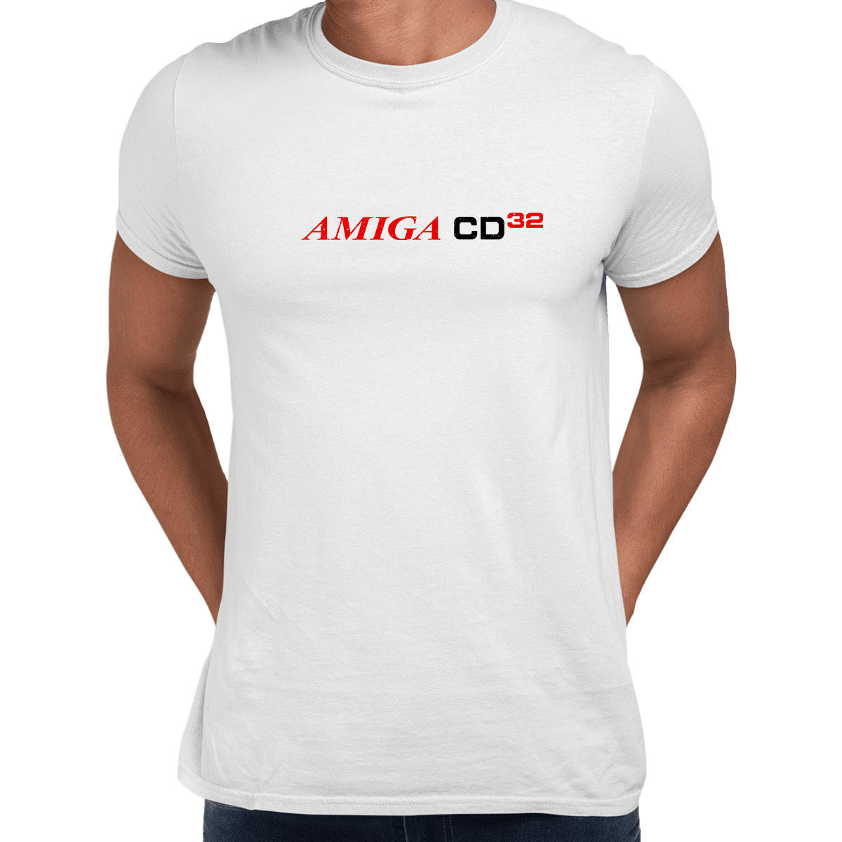 Amiga CD 32 Retro Game Console Arcade Unisex T-Shirts OLD SKOOL Fast Delivery - Kuzi Tees