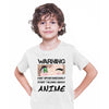 Cutie Japanese Manga Anime T-shirt Black  Grey White Tee 6 T-shirt for Kids - Kuzi Tees
