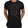 Art Deco Elegant Portraits Unisex T-shirt Golden Nostalgia Soft Line Design 3 - Kuzi Tees