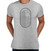 Art Deco Elegant Portraits Unisex T-shirt Golden Nostalgia Soft Line Design 6 - Kuzi Tees