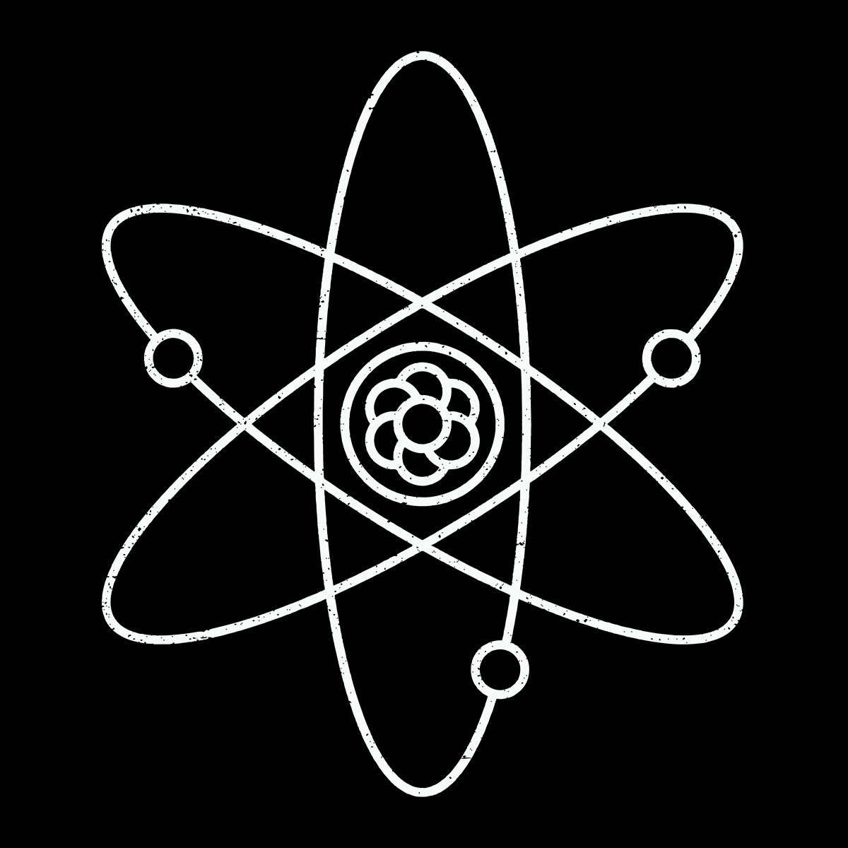 NEW Atom Atomic Symbol Physics Album Geek Nerd Science Mens Crew Neck T Shirt - Kuzi Tees