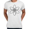 NEW Atom Atomic Symbol Physics Album Geek Nerd Science Mens Crew Neck T Shirt - Kuzi Tees