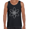 Atomic Symbol Tank Top Physics Album Geek Nerd Science - Kuzi Tees