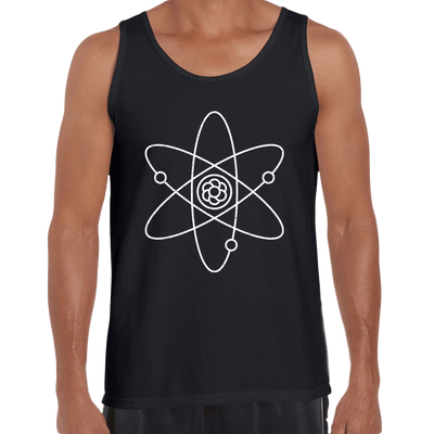 Atomic Symbol Tank Top Physics Album Geek Nerd Science - Kuzi Tees