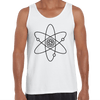 Atomic Symbol Tank Top Physics Album Geek Nerd Science - Kuzi Tees