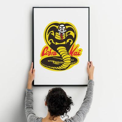 Cobra Kai 2018 Two Cobra Kai Karate Kid Posters Big Print Art Frame TV Saga Little Dragons A2 A3 - Kuzi Tees