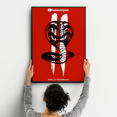 Cobra Kai 2018 Six Cobra Kai Karate Kid Posters Big Print Art Frame TV Saga Little Dragons A2 A3 - Kuzi Tees