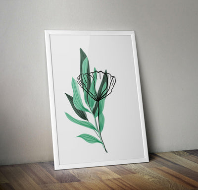 Botanical Art Prints Living Room Home Décor - Kuzi Tees
