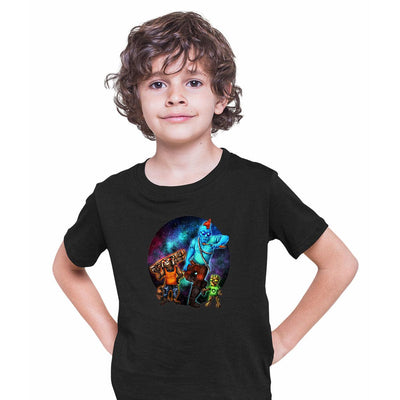 Guardians of the galaxy Baby Groot Rocket and Yondu Kids T-Shirt - Kuzi Tees