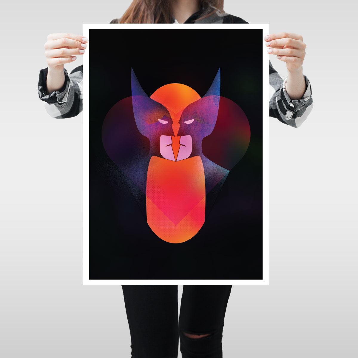 Batman Robin Wall Art A2 Print Anime Manga Big Size Gift Idea Marvel DC Comics - Kuzi Tees