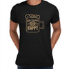 Don't worry Beer happy Mens Funny T-Shirt Novelty Joke T-Shirt Rude Gift Him Dad Birthday Slogan Unisex T-Shirt - Kuzi Tees