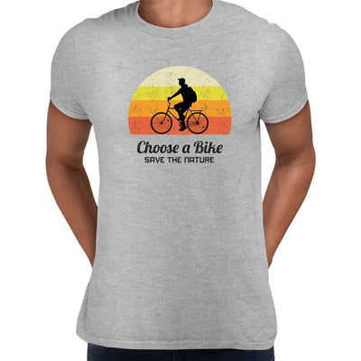 Cycling T-Shirt Choose a Bike-Save the nature Bicycle Racer Road Adult Unisex T-Shirt - Kuzi Tees