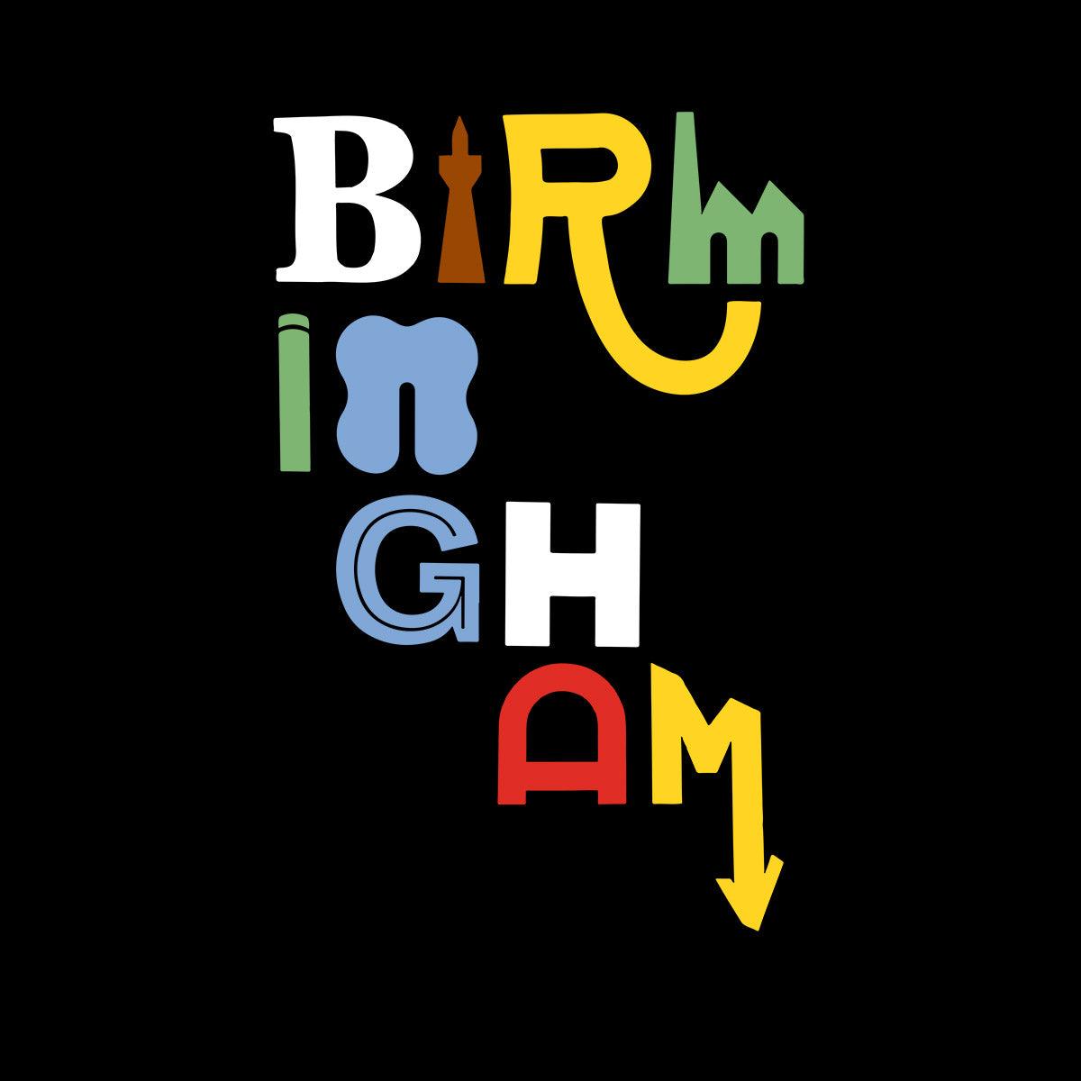 Birmingham Typography Unisex T-Shirt - Kuzi Tees