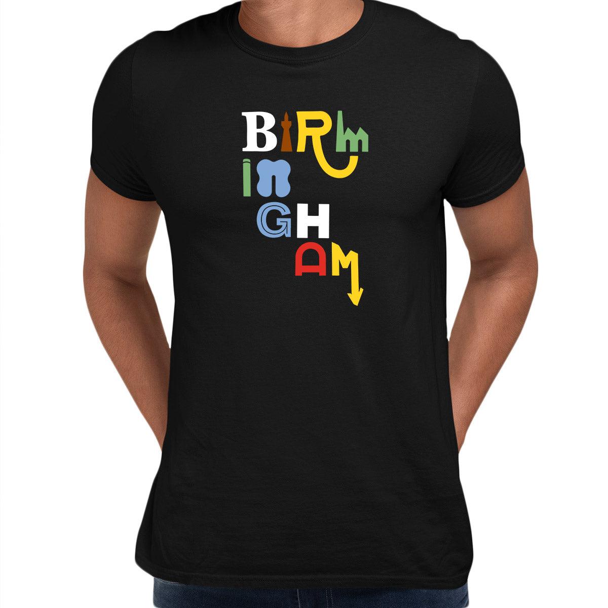 Birmingham Typography Unisex T-Shirt - Kuzi Tees