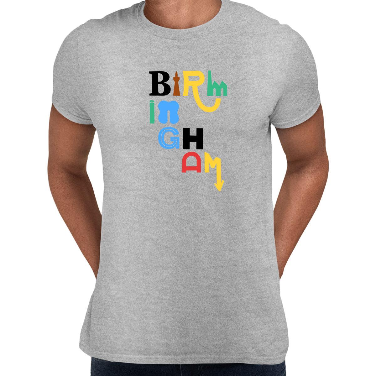 Birmingham Typography Unisex T-Shirt - Kuzi Tees
