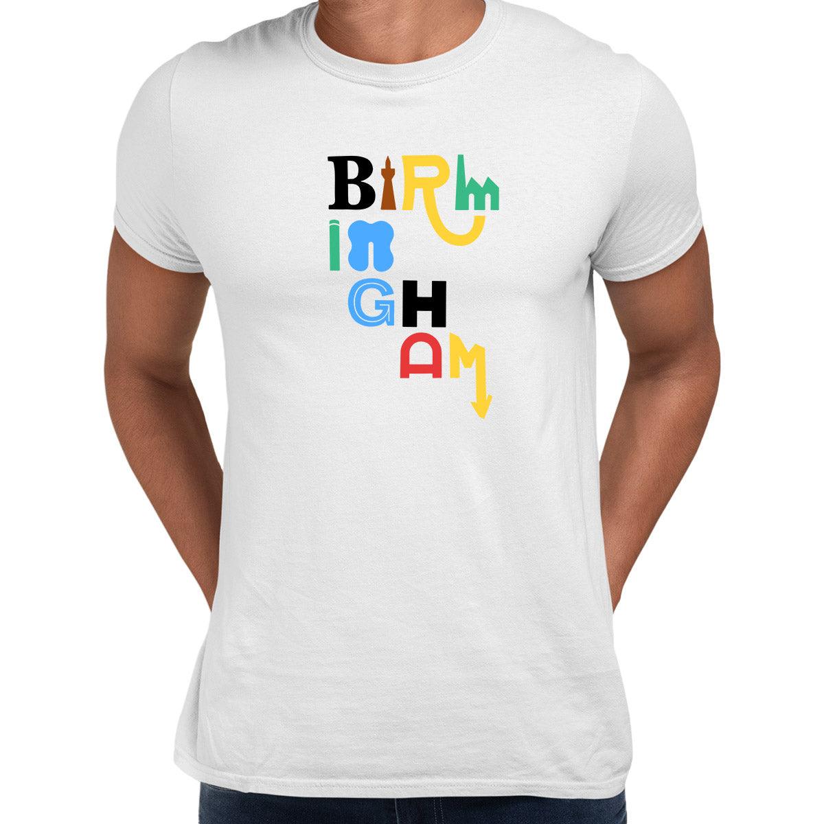 Birmingham Typography Unisex T-Shirt - Kuzi Tees