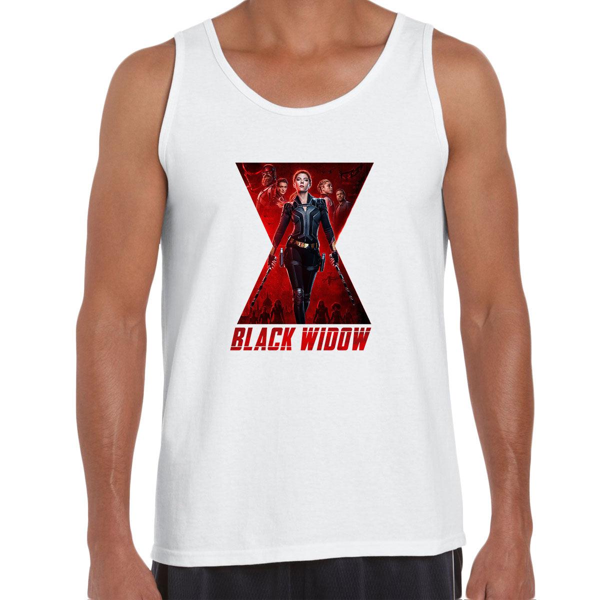 Black Widow Movie Tee Action Marvel Adventure Superhero Adult Gift Unisex Tank Top - Kuzi Tees
