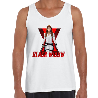 Marvel Studios Black Widow Scarlett Johansson Portrait Adult Gift Unisex Tank Top - Kuzi Tees