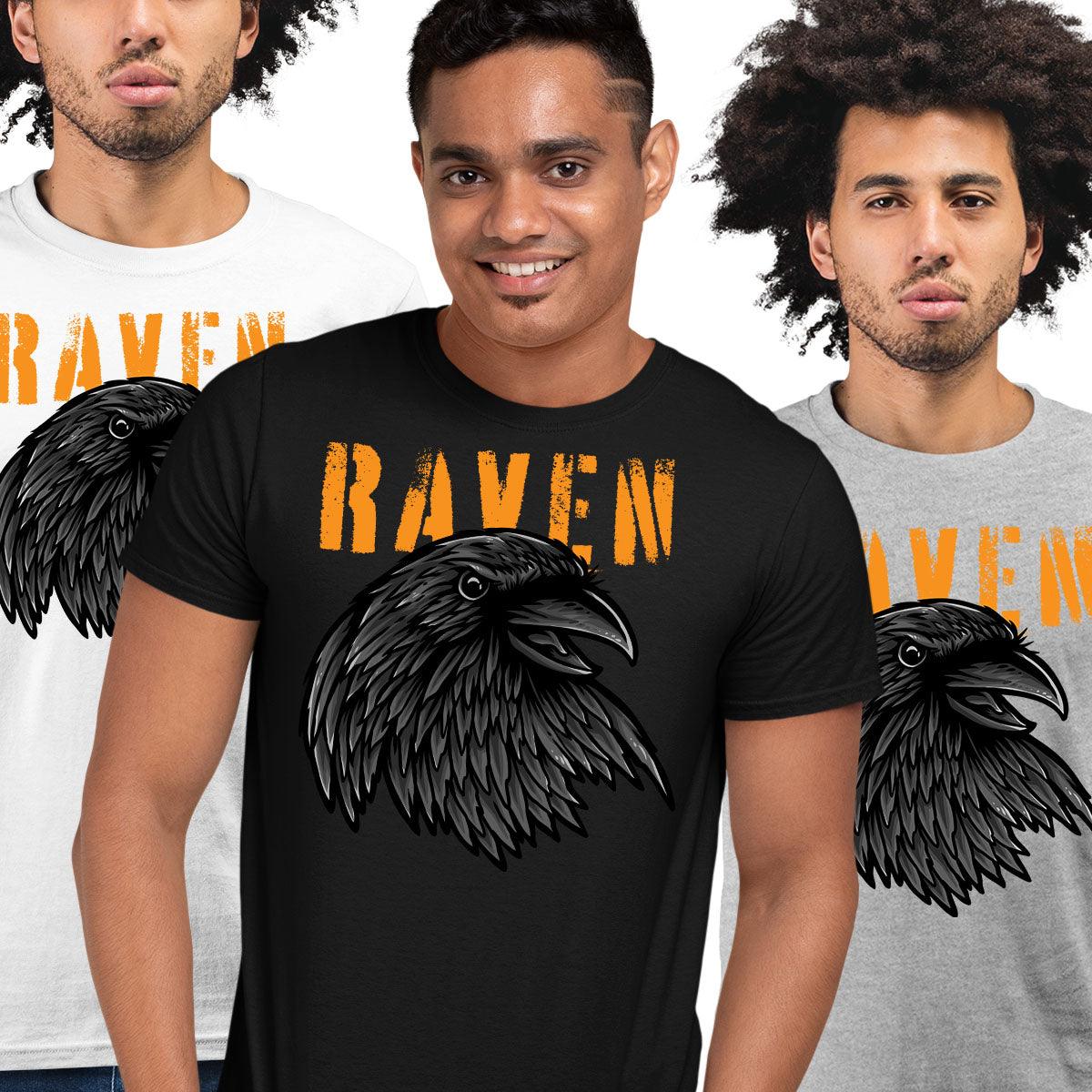 Black Raven Funny Bird Tee The World Needs More Bird Fun Unisex T-shirt - Kuzi Tees