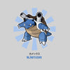 Blastoise Pokemon Movie Typography T-shirt for Kids - Kuzi Tees