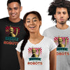 Futurama Bender T-shirt Power To The Robots Funny Cute Gifts - Kuzi Tees