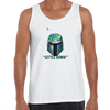 Boba Fett Settle Down Famous Star Wars character quote Unisex Movie Tank Top - Kuzi Tees