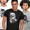 Boba Fett Movie T-shirt Fighter Hero Japanaise Style Bounty Hunter Adult Unisex T-Shirt - Kuzi Tees