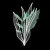 Botanical Wild Leaf Design T-Shirt Colorful Art Print Plant Abstract T-shirt for Kids - Kuzi Tees