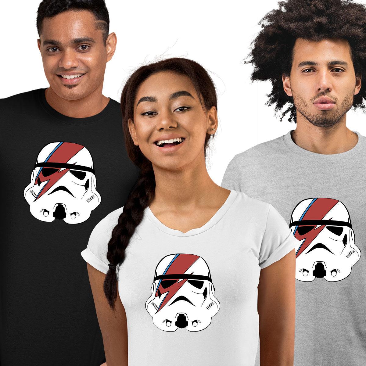 David Bowie Ziggy Stardust Stormtrooper T-shirt - Kuzi Tees