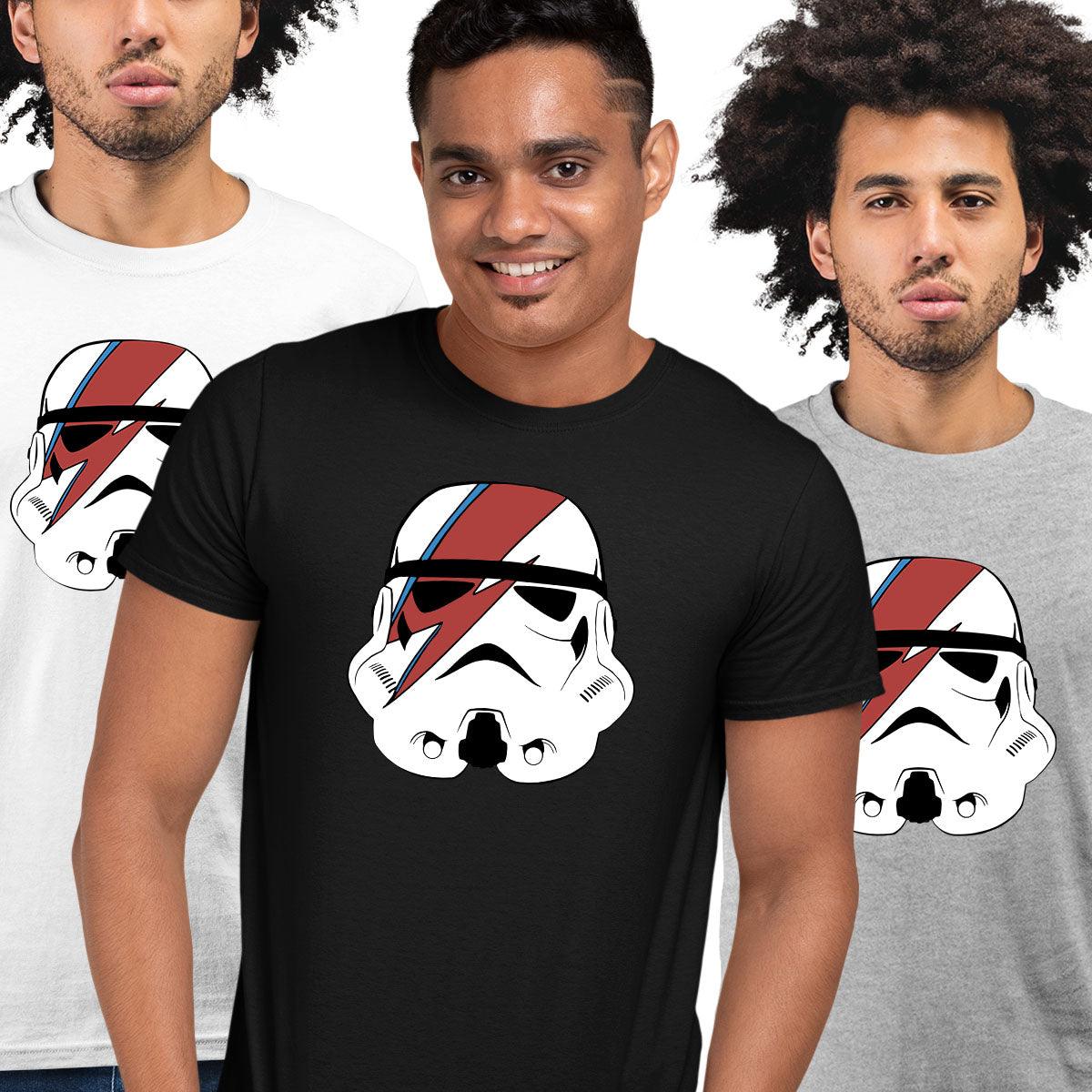 David Bowie Ziggy Stardust Stormtrooper T-shirt - Kuzi Tees