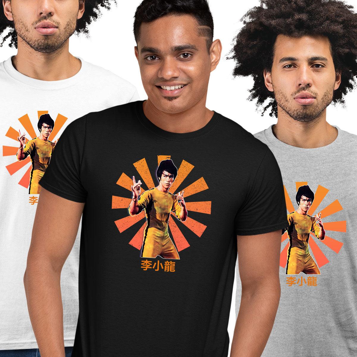 Bruce-Lee Nostalgia Hong Kong Movie Chinese Adult Unisex T-Shirt - Kuzi Tees