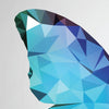 Geometric Butterfly Low Poly A2 Print Poster Wall Art Triangular Abstract Unique - Kuzi Tees