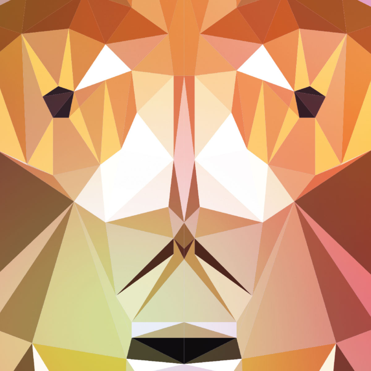 Low Poly CP3O Art Print Original Wall Unique Star Wars A2 Graphic Design - Kuzi Tees