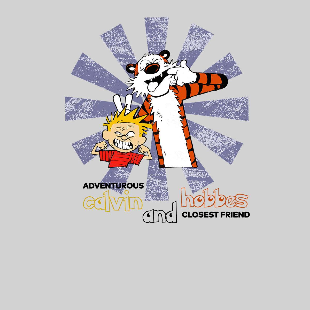 Calvin and Hobbes Retro Tee Action Adventure Funny Gift Typography T-shirt for Kids - Kuzi Tees