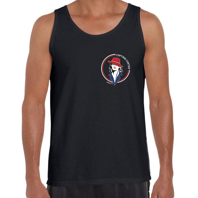 Carter Captain Pocket Logo Marvel Super Hero Unisex Tank Top - Kuzi Tees