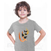Botanical Tropical Jungle Abstract Novelty Crew Neck Birthday Summer T-shirt for Kids - Kuzi Tees