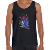 China Dragon Yin Yang Art, China Graphic Design Printed Unisex Tank Top - Kuzi Tees