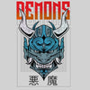 Chinese demon Street Festive Scary Art T-shirt for Kids - Kuzi Tees