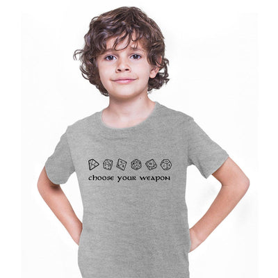 Game Dice Funny Novelty Geek T-shirt for Table Strategy Card Games Slogan T-shirt for Kids - Kuzi Tees
