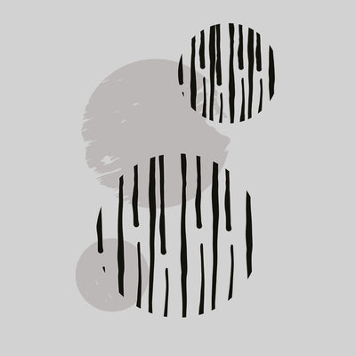 Modern Art Circles Print Abstract Round Neck Funny Birthday Gift Geometric Unisex Tank Top - Kuzi Tees