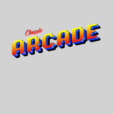 Vintage Arcade Sign Retro 80's Style Crew Neck Tank Top - Kuzi Tees