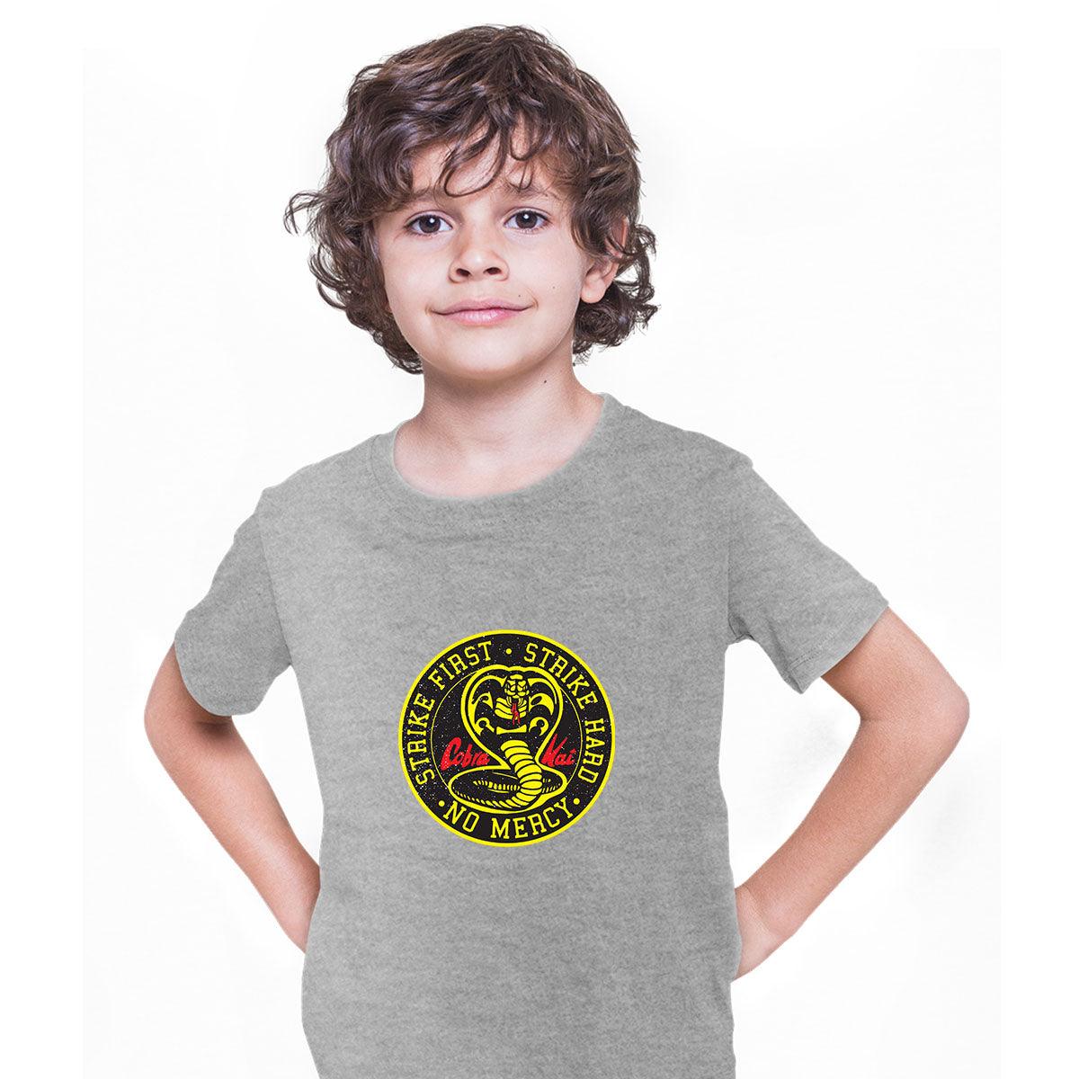 Cobra Kai T-shirt Karate Kid Movie Kung Fu Martial Arts Retro Gift Top Kids T-Shirt - Kuzi Tees