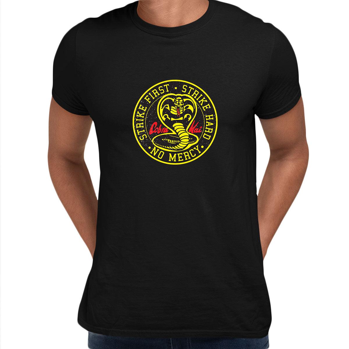 Cobra Kai T-shirt Karate Kid Movie Kung Fu Martial Arts Retro Gift Top ALL SIZES Unisex T-Shirt - Kuzi Tees