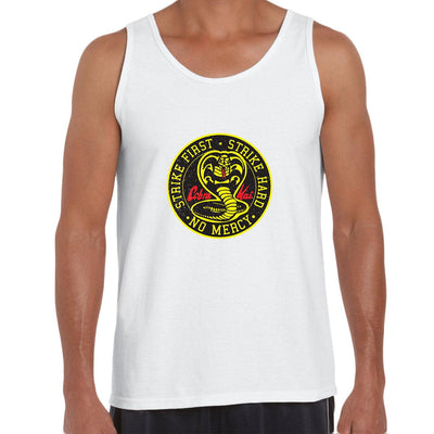 Cobra Kai T-shirt Karate Kid Movie Kung Fu Martial Arts Retro Gift Top ALL SIZES Unisex Tank Top - Kuzi Tees