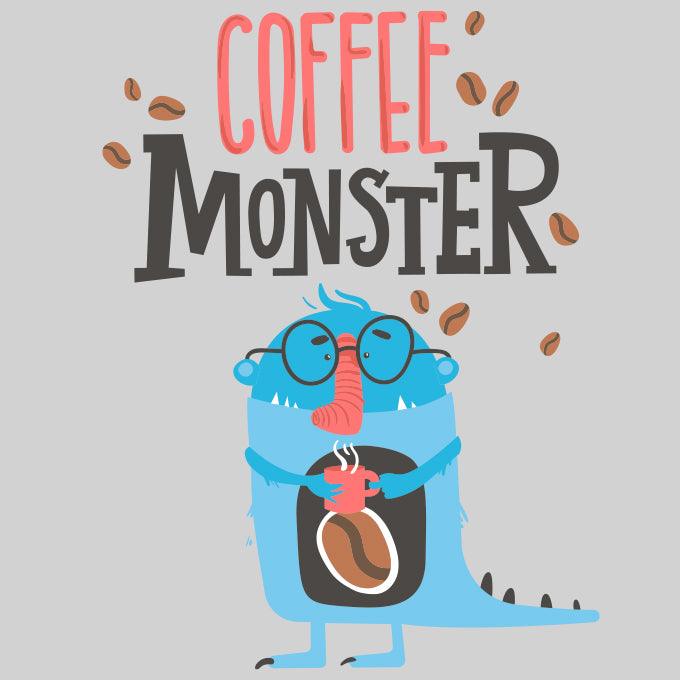 Coffee Monster T-shirts for Caffeine Freaks With An Attitude - Kuzi Tees