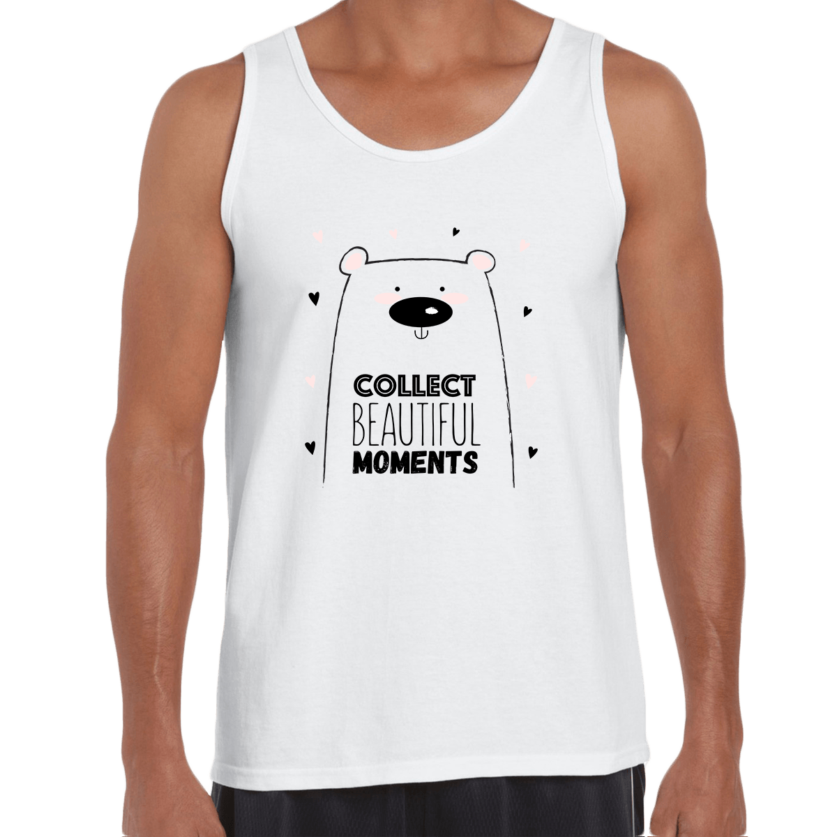 Collect Beautiful moments Animal Dog funny Quote Unisex Tank Top - Kuzi Tees