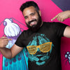 Cool Lion Halftone Animal Sunglasses T-Shirt - Kuzi Tees