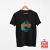 Cool Lion Halftone Animal Sunglasses T-Shirt - Kuzi Tees